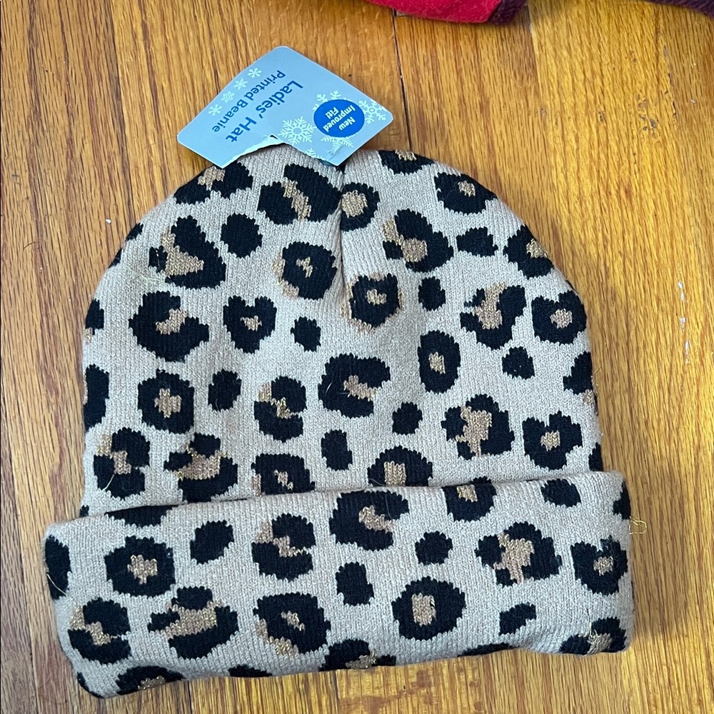 Leopard Print Women’s Beanie